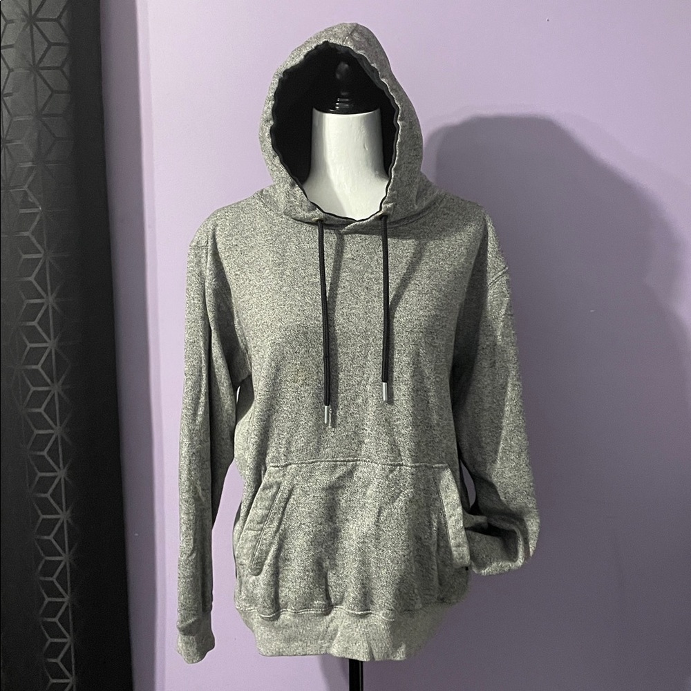 Champs Sports Gear Gray Hooded Sweatshirt Size L